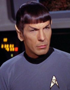 I fell in love with Spock's brain - or was it those eyebrows?